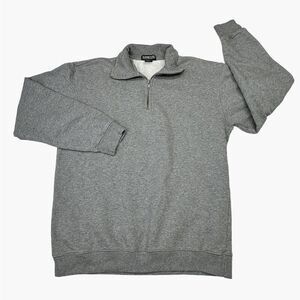 Lands’ End Gray Pullover 1/4 Zip Men’s Long Sleeved Sweater Size Medium 38-40